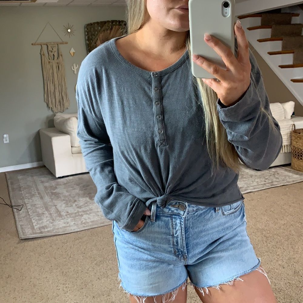Target - Long sleeve crop top